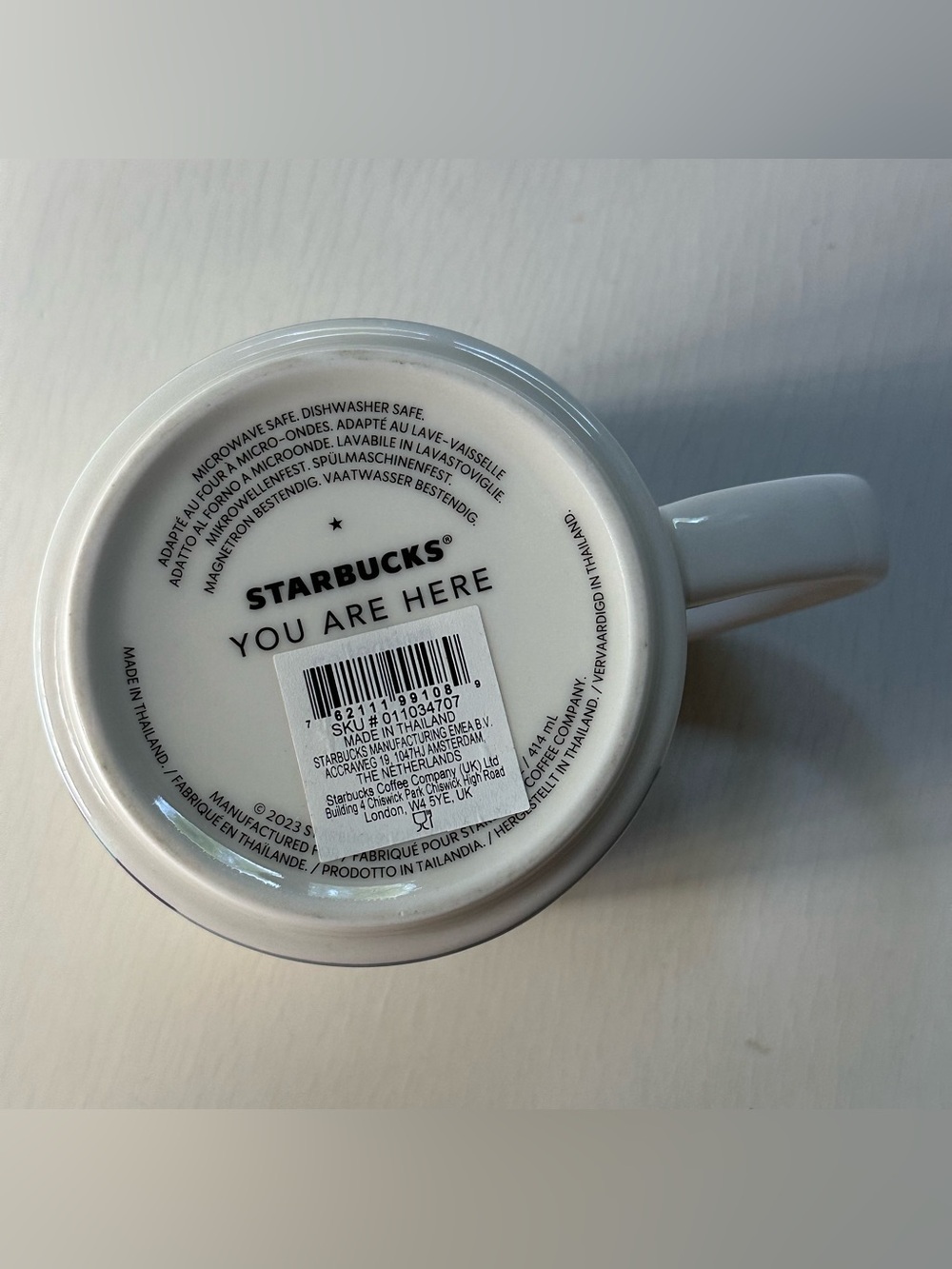 Starbucks Amsterdam You Are Here Coffee Mug 2023 NEW - Picture 3 of 10